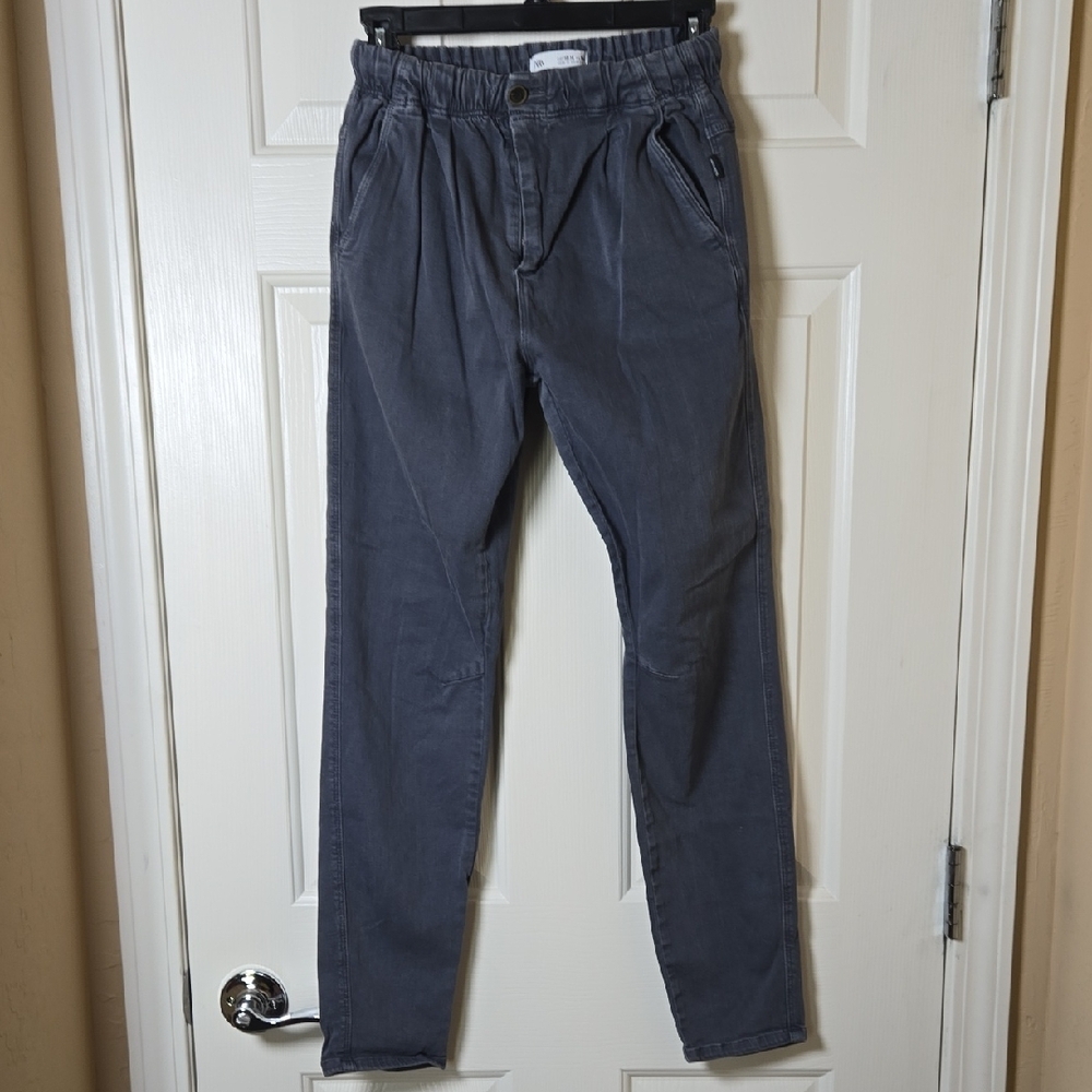 Zara Gray Chinos SZ 13-14 Jr/Pet. Adult Minimalist Work Or Play Unisex Casual
